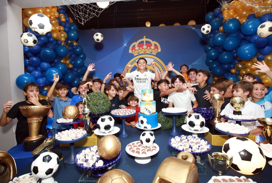 ANIVERSÁRIO DE 12 ANOS DO CRAQUE LUIZ ENZO – “REAL MADRID” - Eloisa Mattos