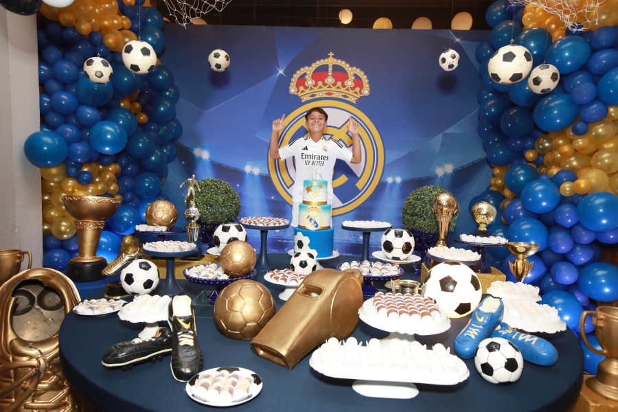 ANIVERSÁRIO DE 12 ANOS DO CRAQUE LUIZ ENZO – “REAL MADRID” - Eloisa Mattos