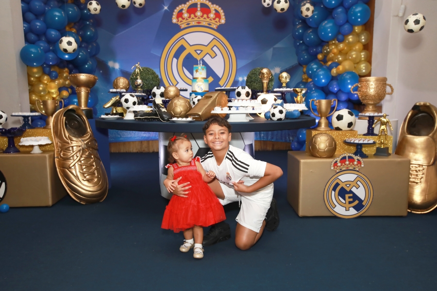 ANIVERSÁRIO DE 12 ANOS DO CRAQUE LUIZ ENZO – “REAL MADRID” - Eloisa Mattos