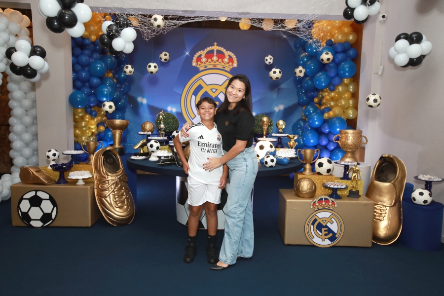 ANIVERSÁRIO DE 12 ANOS DO CRAQUE LUIZ ENZO – “REAL MADRID” - Eloisa Mattos