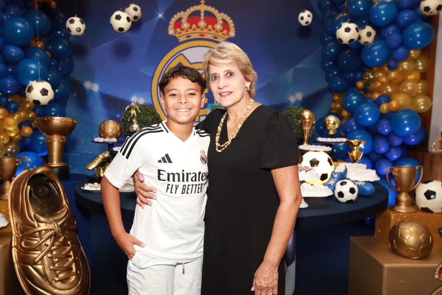 ANIVERSÁRIO DE 12 ANOS DO CRAQUE LUIZ ENZO – “REAL MADRID” - Eloisa Mattos