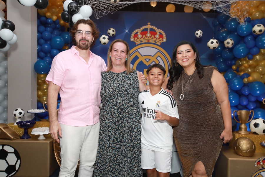 ANIVERSÁRIO DE 12 ANOS DO CRAQUE LUIZ ENZO – “REAL MADRID” - Eloisa Mattos