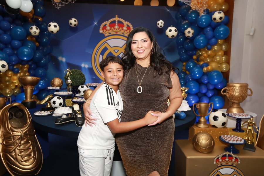 ANIVERSÁRIO DE 12 ANOS DO CRAQUE LUIZ ENZO – “REAL MADRID” - Eloisa Mattos