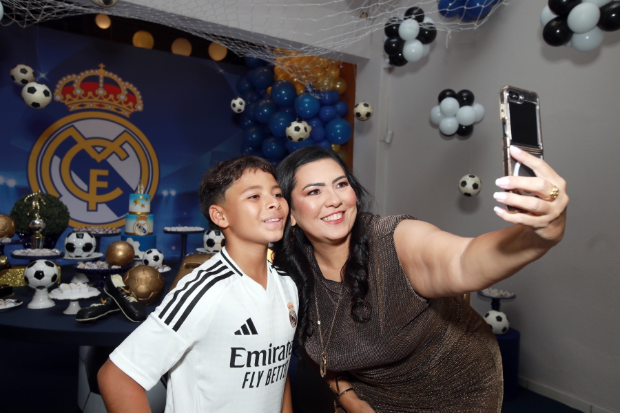 ANIVERSÁRIO DE 12 ANOS DO CRAQUE LUIZ ENZO – “REAL MADRID” - Eloisa Mattos