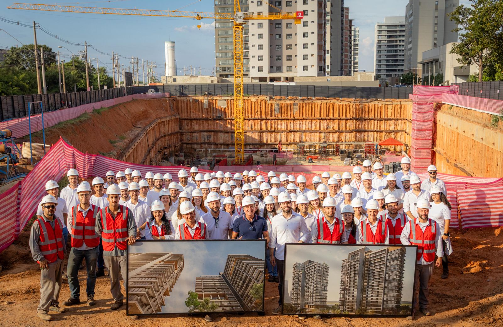 OBRAS DO TARRAF SQUARE AVANÇAM E EMPREENDIMENTO JÁ IMPRESSIONA PELA GRANDIOSIDADE