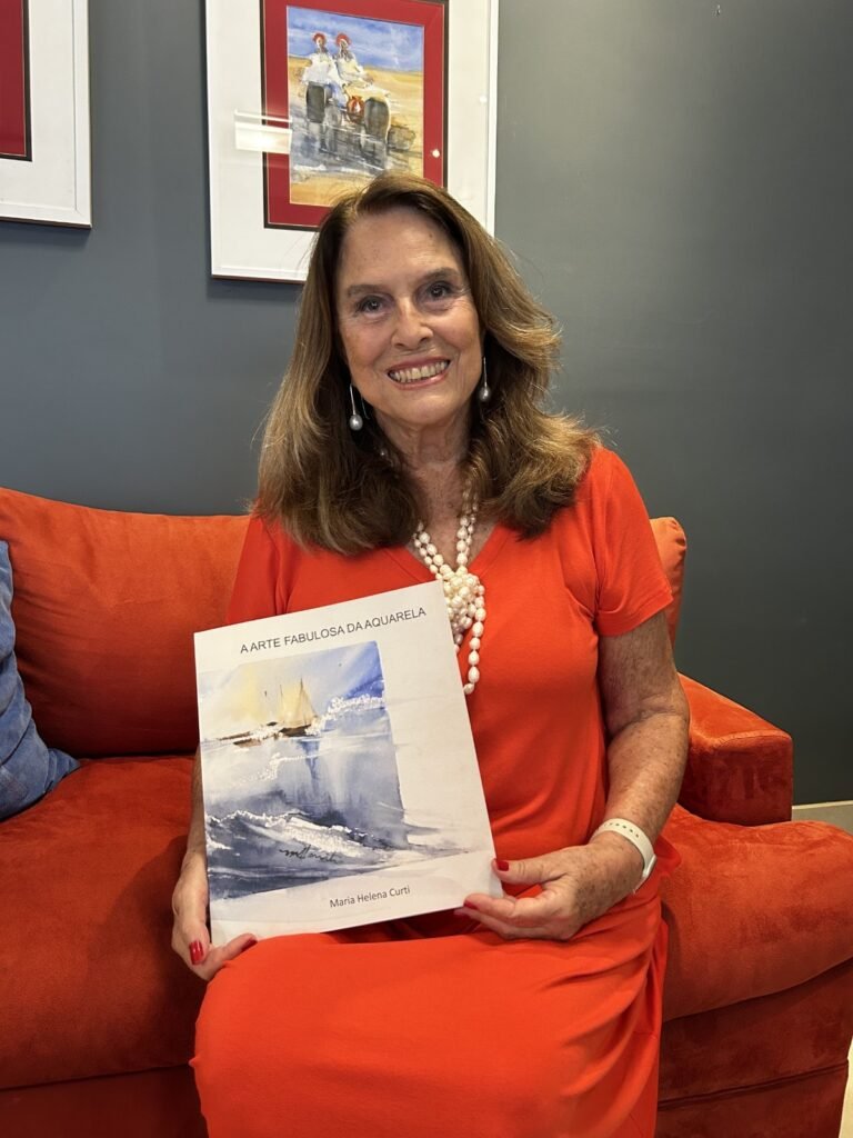 Artista Plástica Rio-Pretense Lança Livro Sobre a Arte da Aquarela