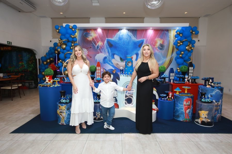 ANIVERSÁRIO DE 5 ANOS DE GABRIEL BARCO SIQUEIRA – TEMA: SONIC E SEUS AMIGOS - Eloisa Mattos