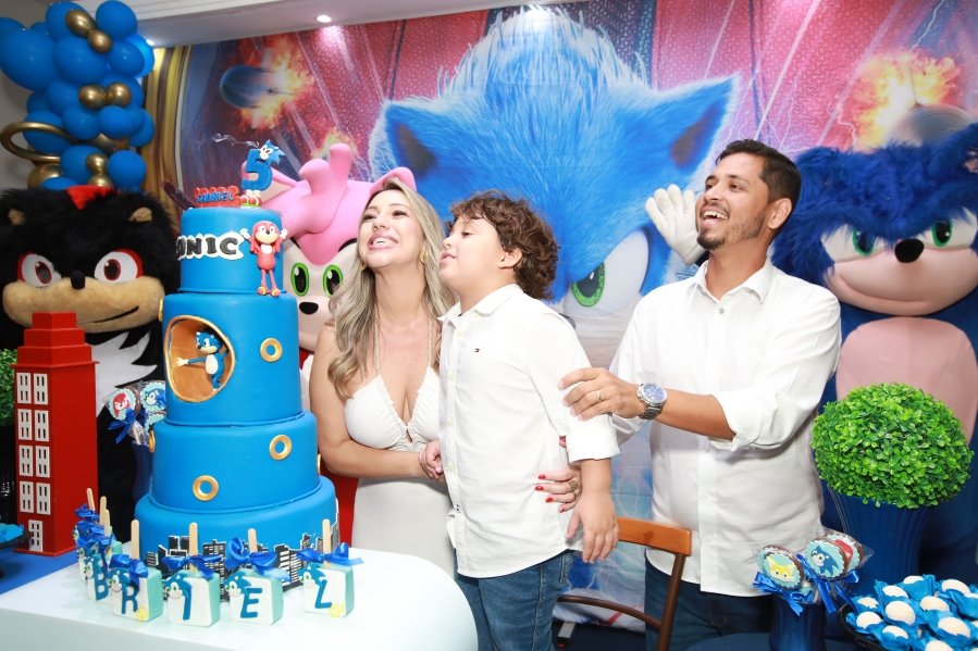ANIVERSÁRIO DE 5 ANOS DE GABRIEL BARCO SIQUEIRA – TEMA: SONIC E SEUS AMIGOS - Eloisa Mattos