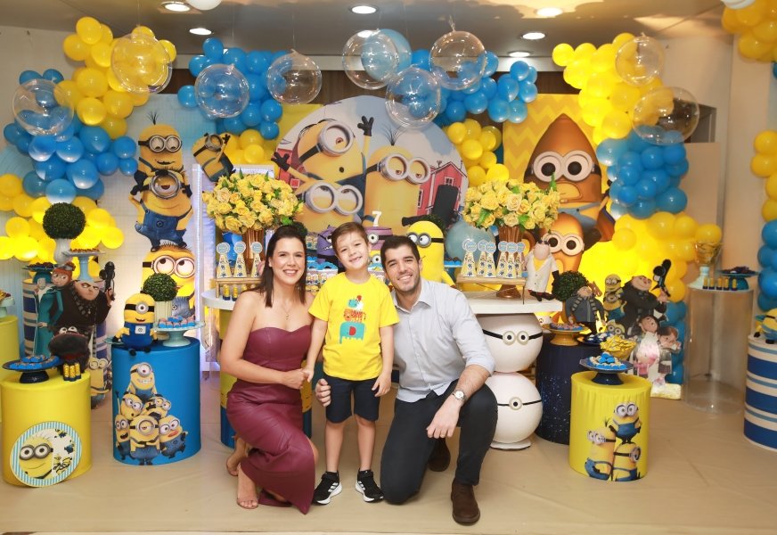 ANIVERSÁRIO DE 7 ANOS DE JOÃO FERES ABBES  HUEB – “MINIONS” - Eloisa Mattos