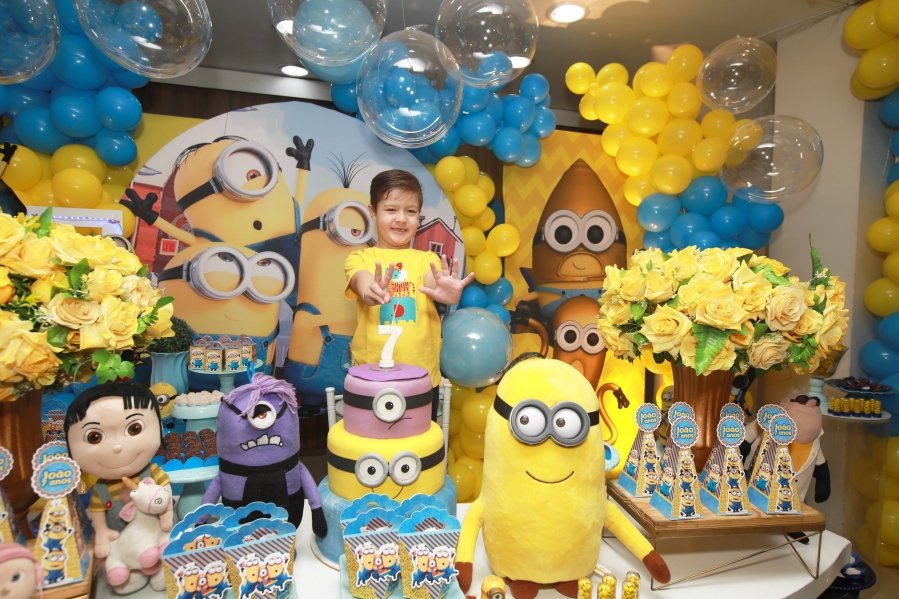 ANIVERSÁRIO DE 7 ANOS DE JOÃO FERES ABBES  HUEB – “MINIONS” - Eloisa Mattos