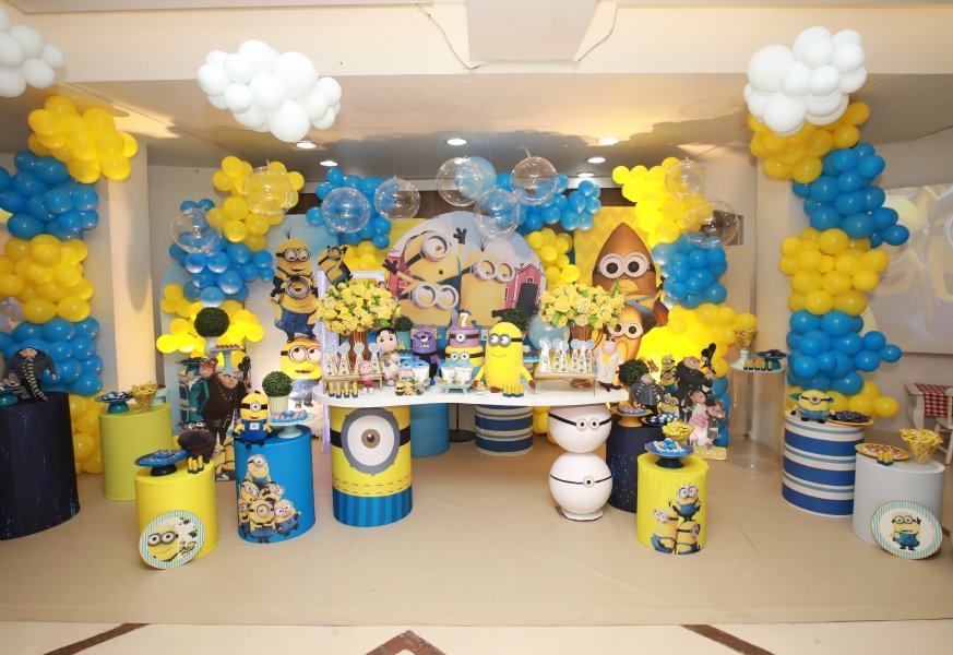 ANIVERSÁRIO DE 7 ANOS DE JOÃO FERES ABBES  HUEB – “MINIONS” - Eloisa Mattos