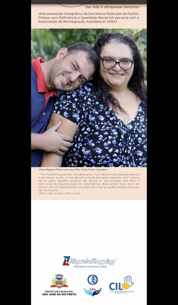 Exposição Fotográfica no Riopreto Shopping Destaca a Maternidade na Comunidade Surda