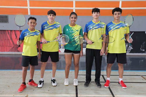 CINCO ATLETAS DO BADMINTON DO SESI RIO PRETO FARÃO PARTE DA SELEÇÃO BRASILEIRA, NO CAMPEONATO PAN AMERICANO JUNIOR 2025