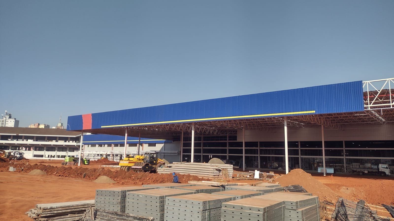 LOJA DO ASSAÍ NO CENTRO DE RIO PRETO JÁ ESTÁ COM MAIS DE 70% DAS OBRAS CONCLUÍDAS