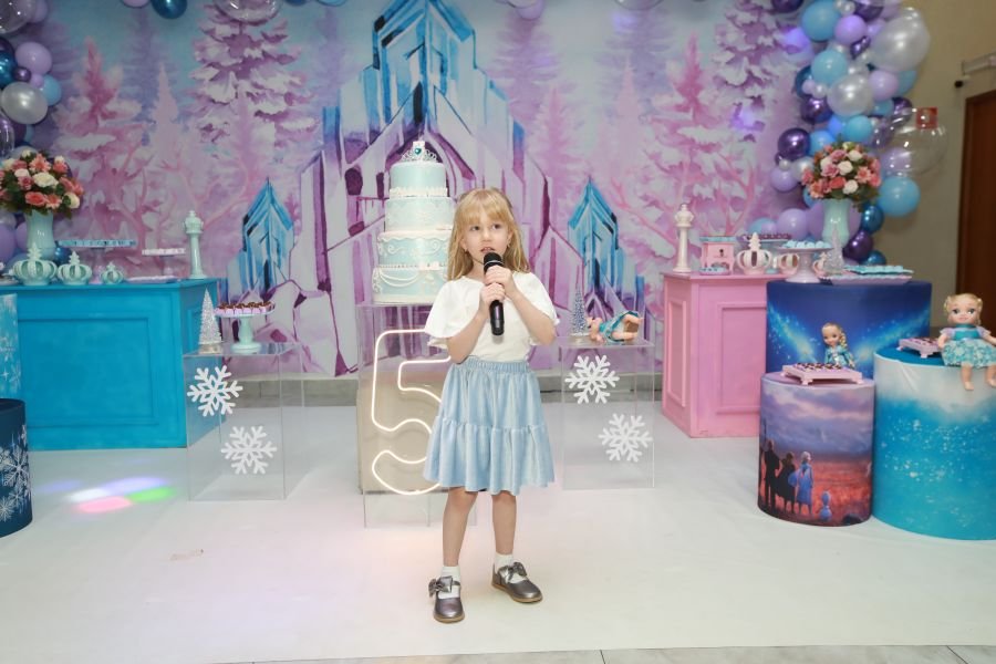 ANIVERSÁRIO DE 5 ANOS DA PRINCESA VERÔNICA –“TEMA FROZEN” (MUNDO KIDS) - Eloisa Mattos