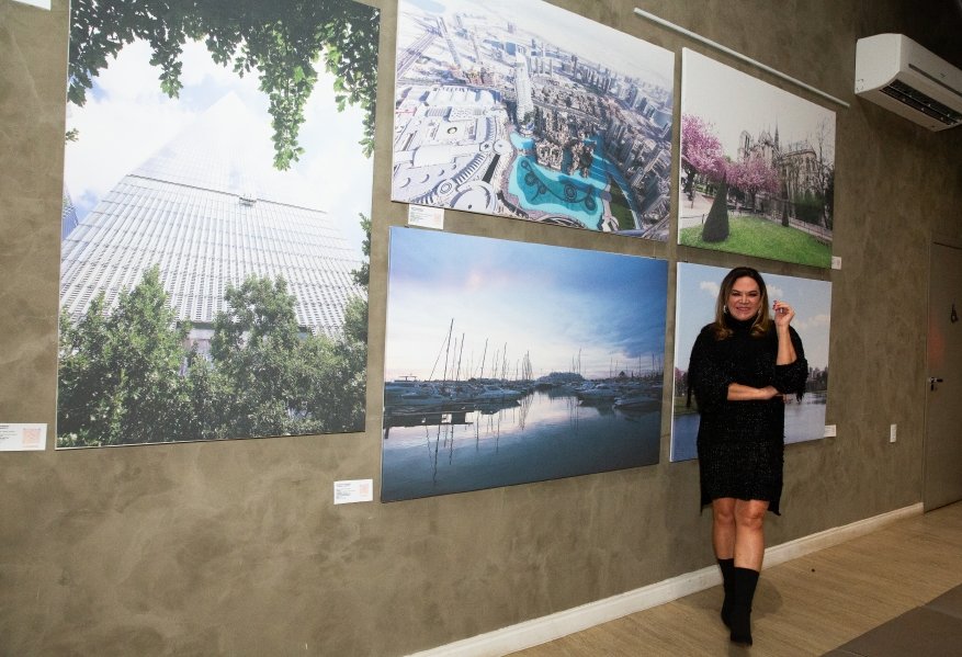 COQUETEL DE ABERTURA DA VERNISSAGE “MUNDOS E CAMINHOS” OLHAR QUE ATRAVESSA FRONTEIRAS – BILD CONSTRUTORA - Eloisa Mattos