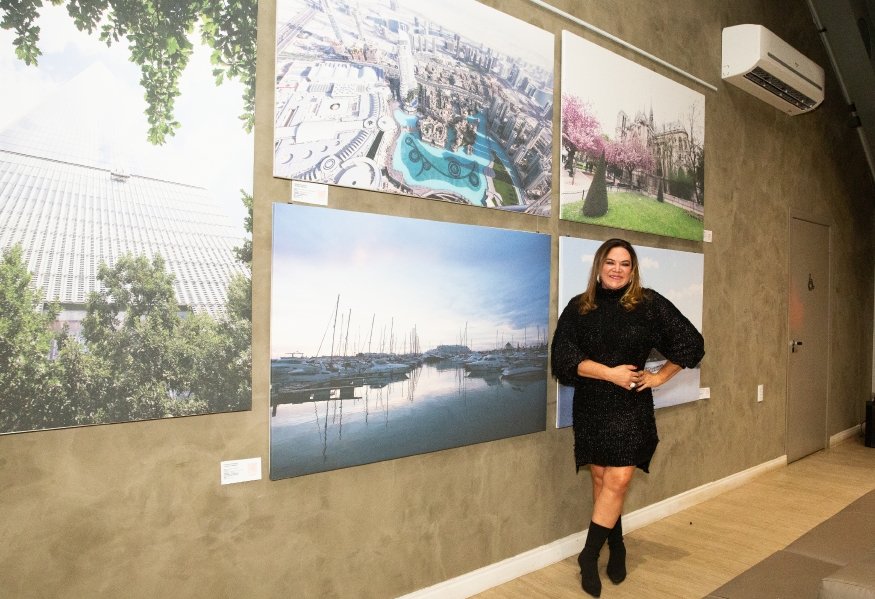 COQUETEL DE ABERTURA DA VERNISSAGE “MUNDOS E CAMINHOS” OLHAR QUE ATRAVESSA FRONTEIRAS – BILD CONSTRUTORA - Eloisa Mattos