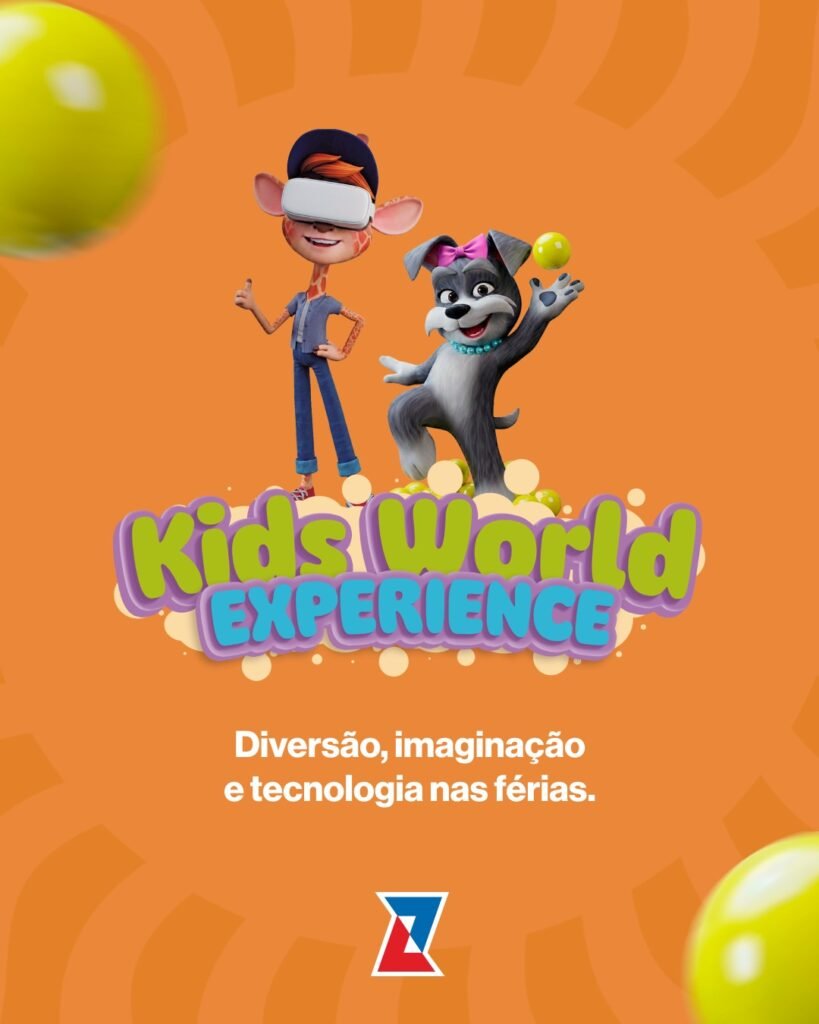 Kids World Experience é Atração da Campanha de Férias do Riopreto Shopping