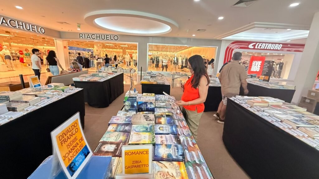Feira do Livro Espírita Chega ao Riopreto Shopping Nesta Quarta-Feira com o Tema “Dê Asas ao Futuro”
