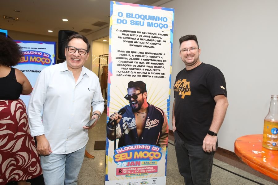 BLOQUINHO DO SEU MOÇO LEVARÁ CARNAVAL GRATUITO, SOLIDARIEDADE E SEGURANÇA À REPRESA MUNICIPAL DE RIO PRETO - Eloisa Mattos