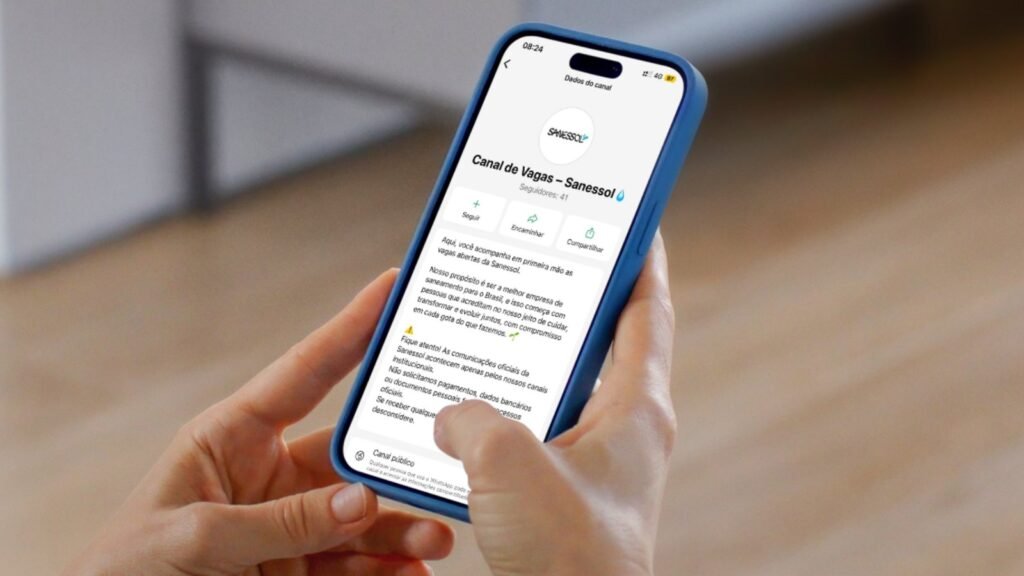 No Whatsapp: Sanessol Lança Novo Canal de Vagas de Emprego