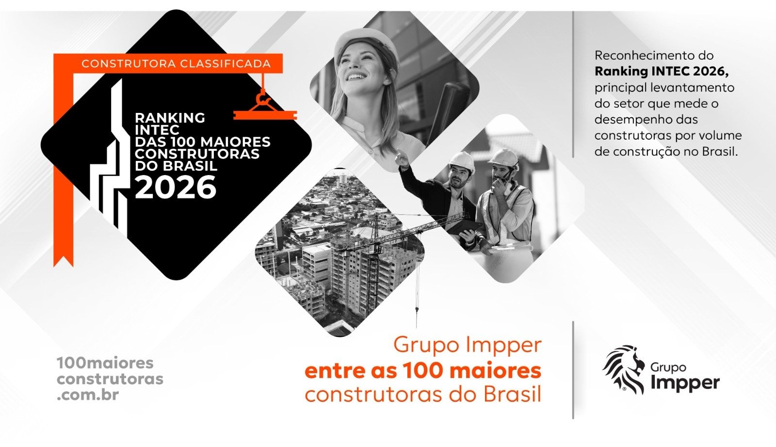 Grupo Impper está entre as 100 maiores Construtoras do país