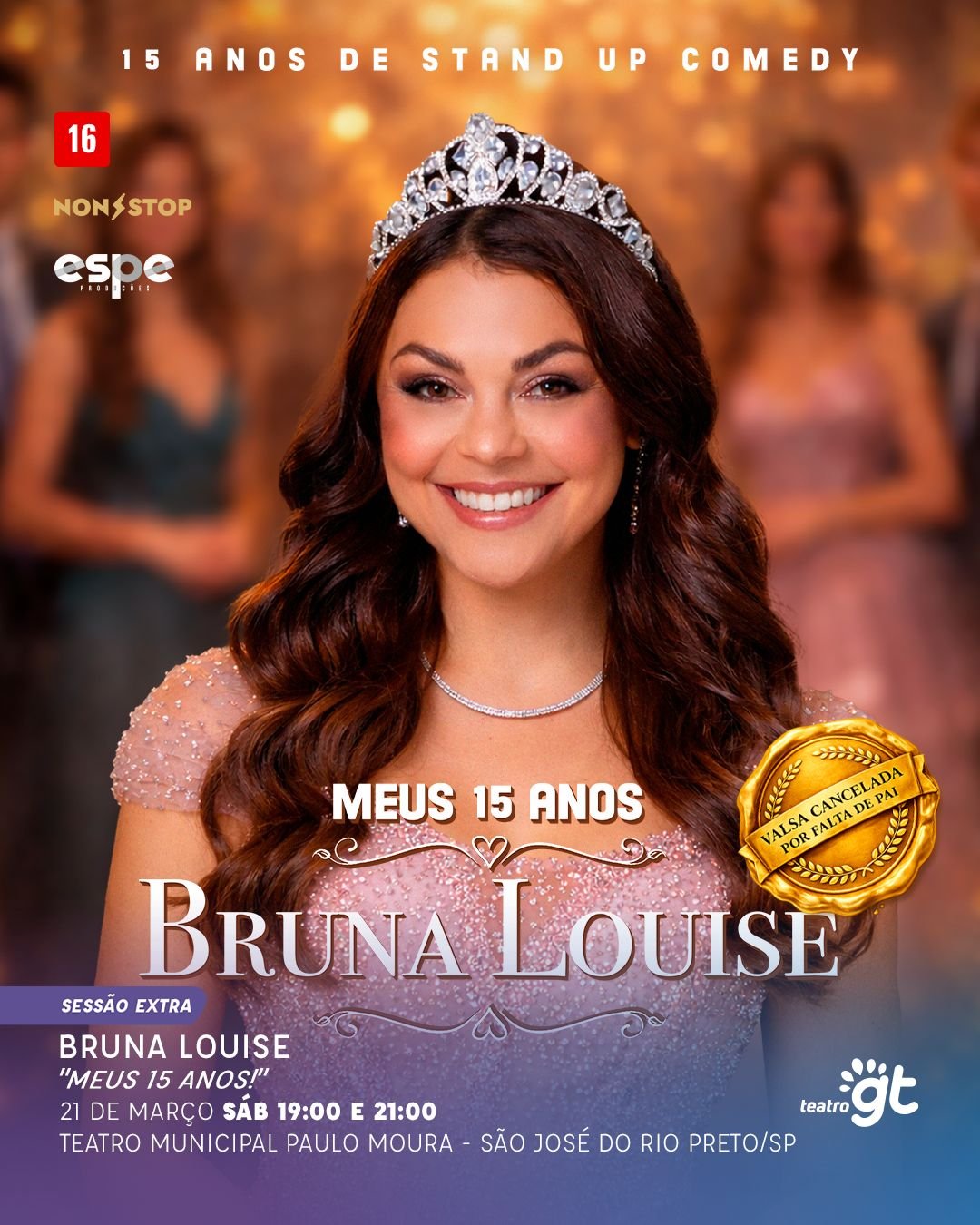 SUCESSO DE VENDAS: BRUNA LOUISE ABRE SESSÃO EXTRA EM RIO PRETO