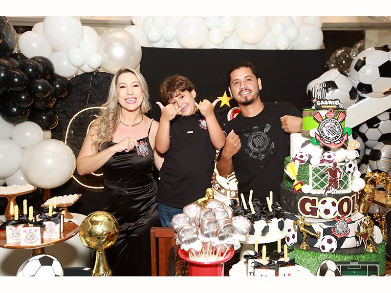 GABRIEL CELEBRA 6 ANOS COM FESTA TEMÁTICA DO SPORT CLUBE CORINTHIANS – BUFFET ALGAZARRA