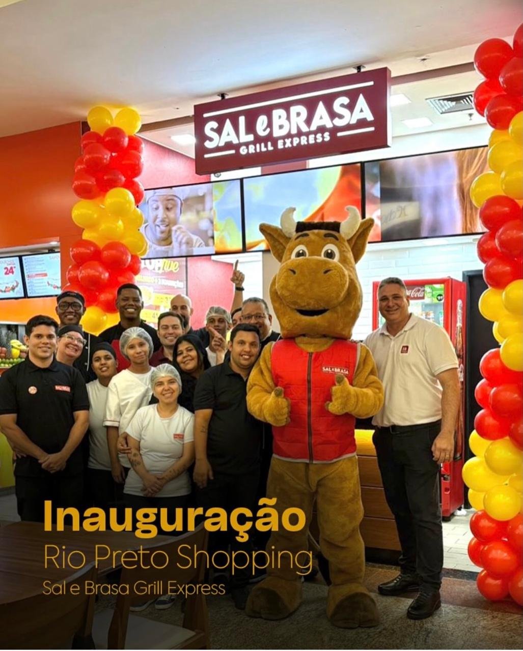 Sal e Brasa inaugura unidade no Riopreto Shopping