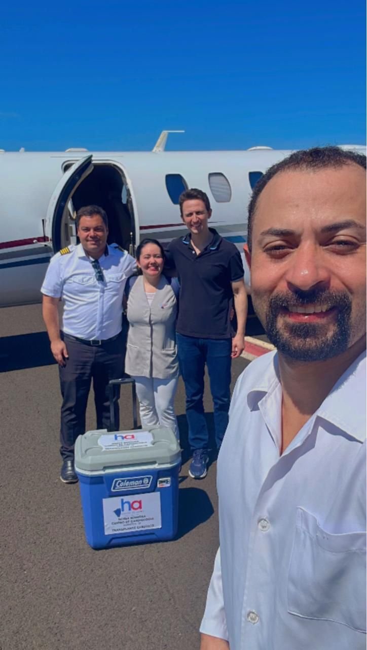 Operação aérea viabiliza transplante cardíaco no interior paulista durante a Páscoa