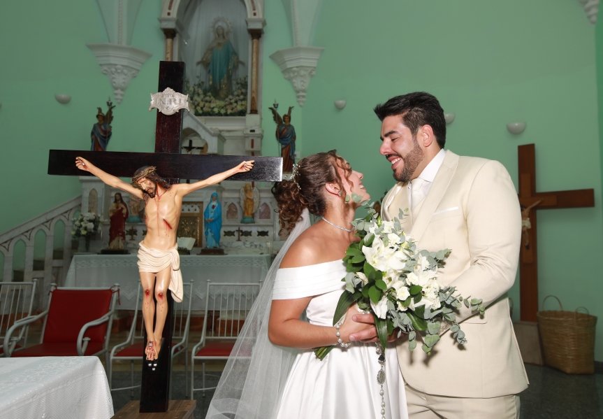 ENLACE MATRIMONIAL DE BEATRIZ ALBANO E MURILO ALCANTARA – RELIGIOSO - Eloisa Mattos