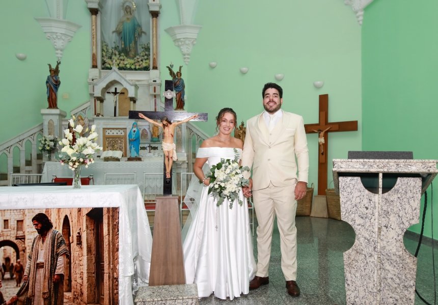 ENLACE MATRIMONIAL DE BEATRIZ ALBANO E MURILO ALCANTARA – RELIGIOSO - Eloisa Mattos
