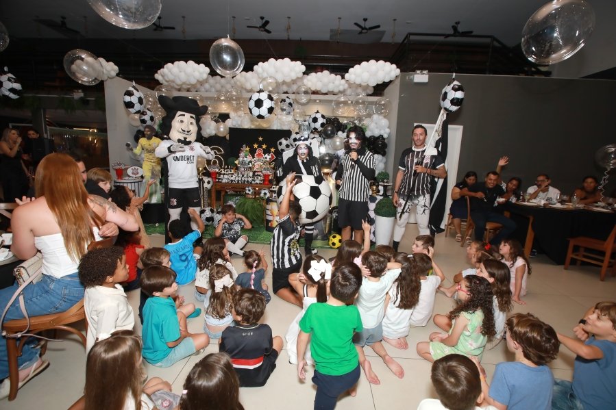 GABRIEL CELEBRA 6 ANOS COM FESTA TEMÁTICA DO SPORT CLUBE CORINTHIANS – BUFFET ALGAZARRA - Eloisa Mattos