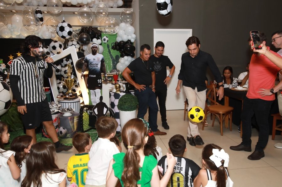 GABRIEL CELEBRA 6 ANOS COM FESTA TEMÁTICA DO SPORT CLUBE CORINTHIANS – BUFFET ALGAZARRA - Eloisa Mattos