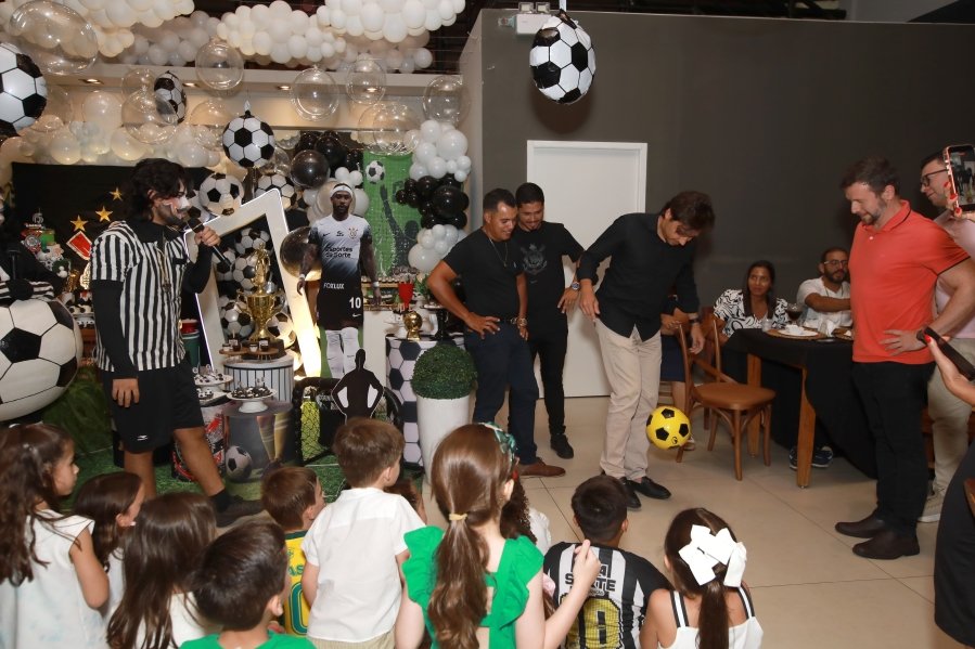 GABRIEL CELEBRA 6 ANOS COM FESTA TEMÁTICA DO SPORT CLUBE CORINTHIANS – BUFFET ALGAZARRA - Eloisa Mattos