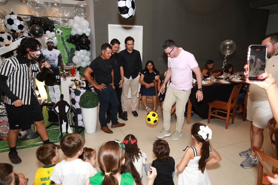 GABRIEL CELEBRA 6 ANOS COM FESTA TEMÁTICA DO SPORT CLUBE CORINTHIANS – BUFFET ALGAZARRA - Eloisa Mattos