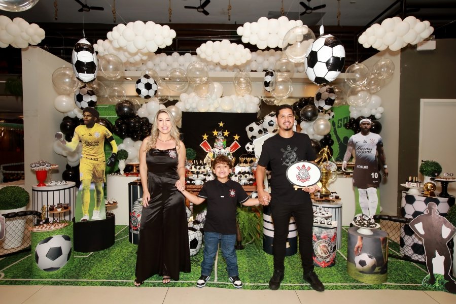 GABRIEL CELEBRA 6 ANOS COM FESTA TEMÁTICA DO SPORT CLUBE CORINTHIANS – BUFFET ALGAZARRA - Eloisa Mattos