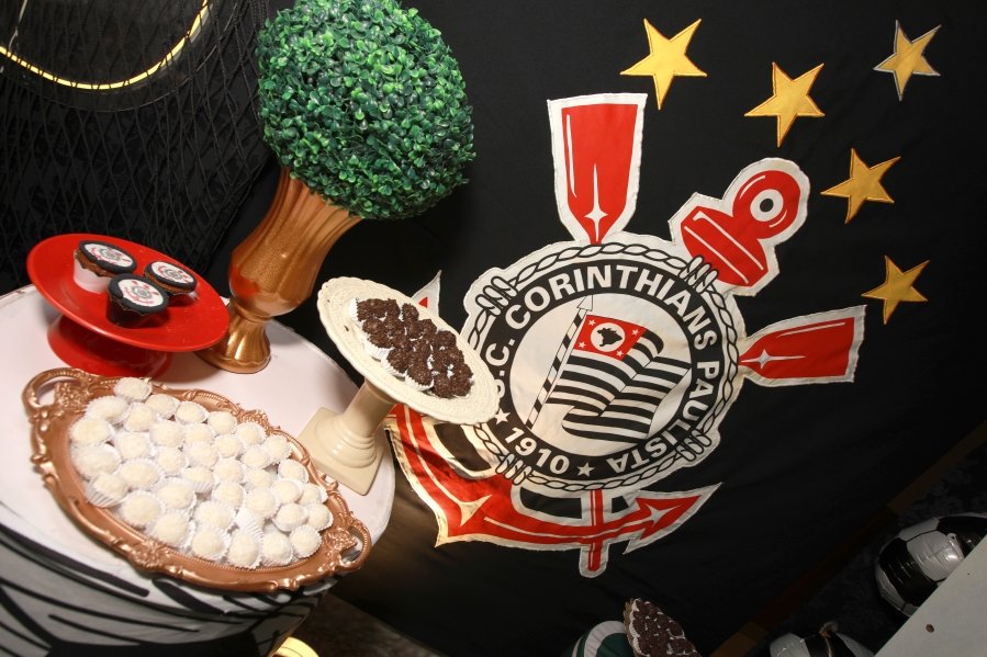 GABRIEL CELEBRA 6 ANOS COM FESTA TEMÁTICA DO SPORT CLUBE CORINTHIANS – BUFFET ALGAZARRA - Eloisa Mattos