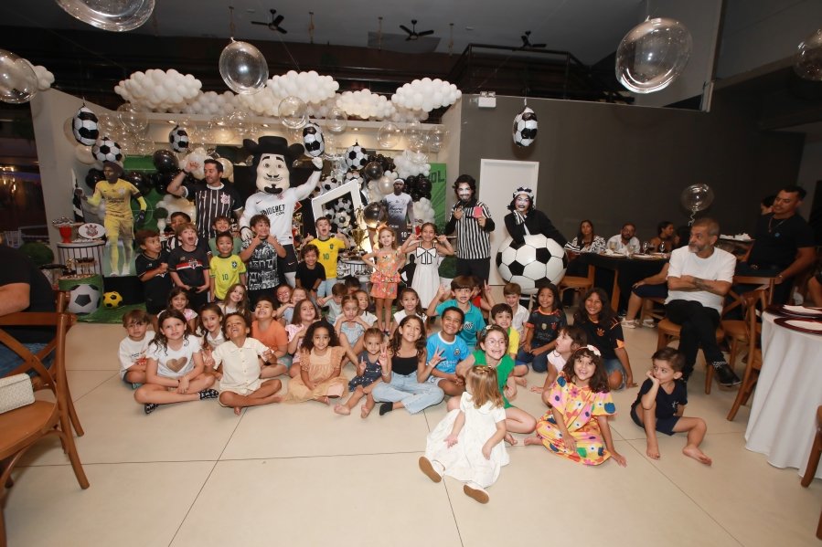 GABRIEL CELEBRA 6 ANOS COM FESTA TEMÁTICA DO SPORT CLUBE CORINTHIANS – BUFFET ALGAZARRA - Eloisa Mattos