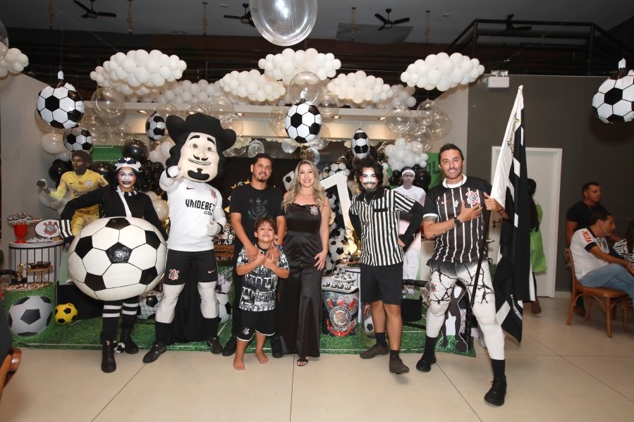 GABRIEL CELEBRA 6 ANOS COM FESTA TEMÁTICA DO SPORT CLUBE CORINTHIANS – BUFFET ALGAZARRA - Eloisa Mattos
