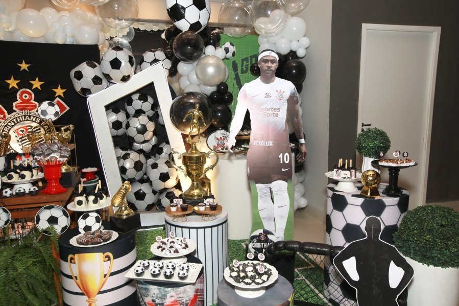 GABRIEL CELEBRA 6 ANOS COM FESTA TEMÁTICA DO SPORT CLUBE CORINTHIANS – BUFFET ALGAZARRA - Eloisa Mattos