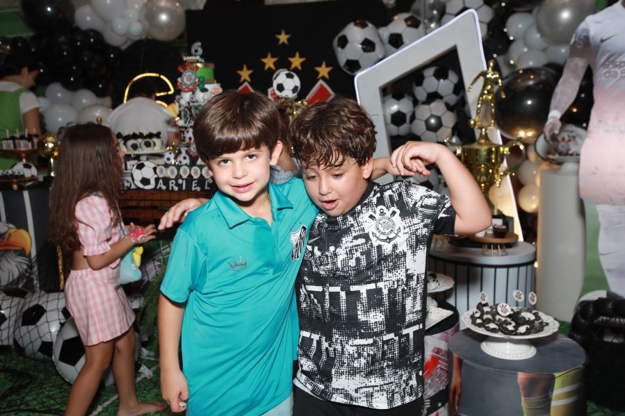GABRIEL CELEBRA 6 ANOS COM FESTA TEMÁTICA DO SPORT CLUBE CORINTHIANS – BUFFET ALGAZARRA - Eloisa Mattos