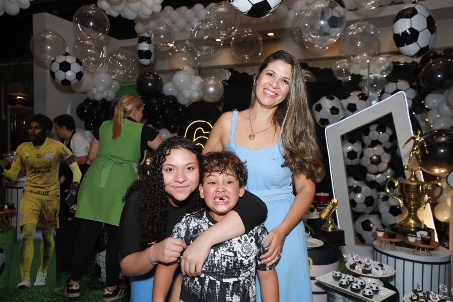 GABRIEL CELEBRA 6 ANOS COM FESTA TEMÁTICA DO SPORT CLUBE CORINTHIANS – BUFFET ALGAZARRA - Eloisa Mattos