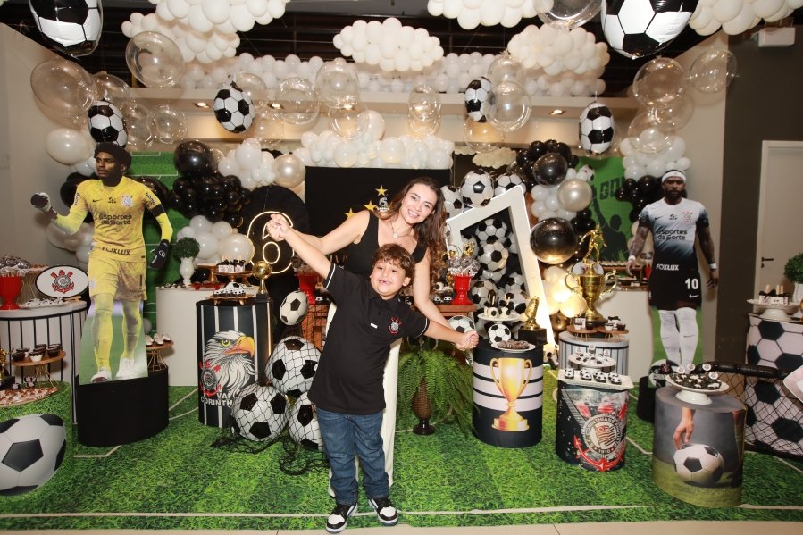 GABRIEL CELEBRA 6 ANOS COM FESTA TEMÁTICA DO SPORT CLUBE CORINTHIANS – BUFFET ALGAZARRA - Eloisa Mattos