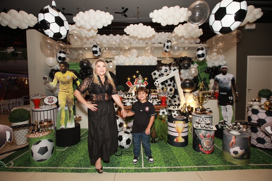 GABRIEL CELEBRA 6 ANOS COM FESTA TEMÁTICA DO SPORT CLUBE CORINTHIANS – BUFFET ALGAZARRA - Eloisa Mattos