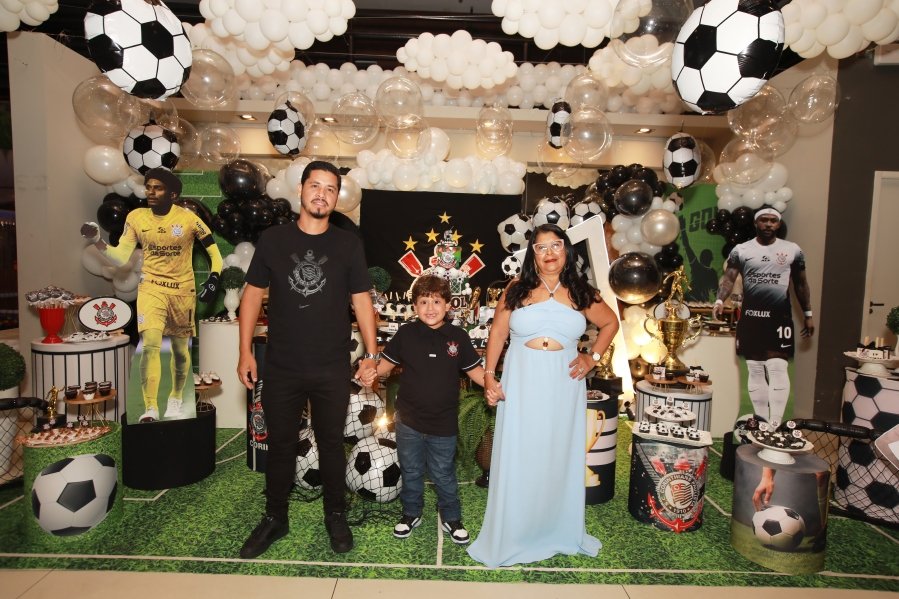 GABRIEL CELEBRA 6 ANOS COM FESTA TEMÁTICA DO SPORT CLUBE CORINTHIANS – BUFFET ALGAZARRA - Eloisa Mattos