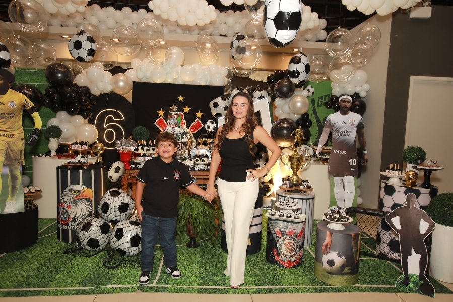 GABRIEL CELEBRA 6 ANOS COM FESTA TEMÁTICA DO SPORT CLUBE CORINTHIANS – BUFFET ALGAZARRA - Eloisa Mattos