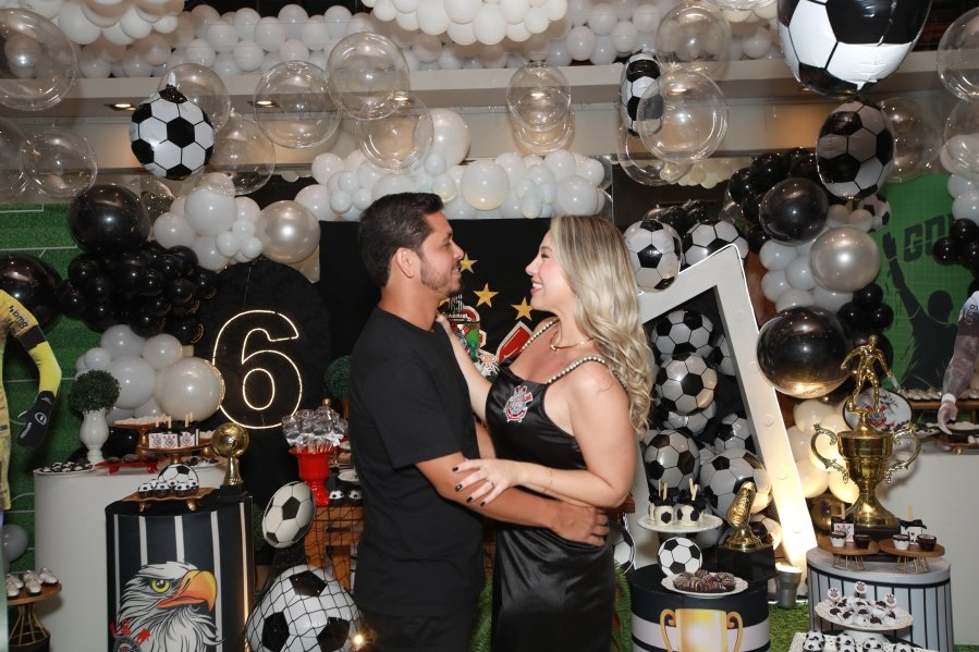 GABRIEL CELEBRA 6 ANOS COM FESTA TEMÁTICA DO SPORT CLUBE CORINTHIANS – BUFFET ALGAZARRA - Eloisa Mattos