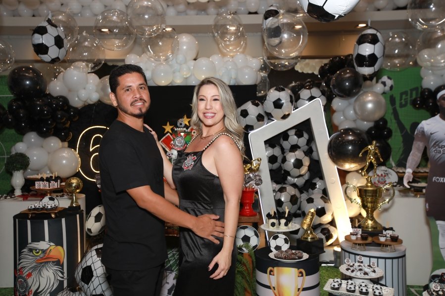GABRIEL CELEBRA 6 ANOS COM FESTA TEMÁTICA DO SPORT CLUBE CORINTHIANS – BUFFET ALGAZARRA - Eloisa Mattos