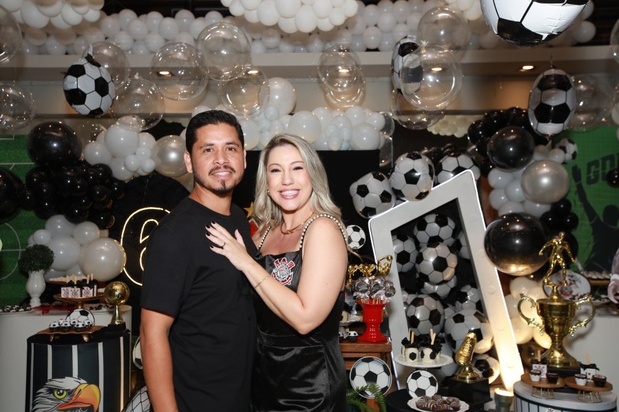 GABRIEL CELEBRA 6 ANOS COM FESTA TEMÁTICA DO SPORT CLUBE CORINTHIANS – BUFFET ALGAZARRA - Eloisa Mattos
